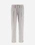 Herno RESORT TROUSERS IN LIGHT NYLON STRETCH Light Grey PT00002UR12431SZ9433