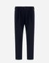 Herno VINTAGE COTTON TROUSERS Navy Blue PT000037U131849200