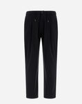 Herno NYLON JERSEY TROUSERS Navy Blue PT000044U12588S9200