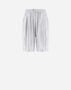 Herno METALLIC EFFECT SHORTS Pearl PT000046D126149409