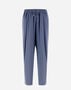Herno RESORT TROUSERS IN SATIN EFFECT Denim PT00004DR125469121