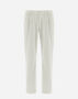 Herno TROUSERS IN LINEN VELVET Natural PT000053U126511100