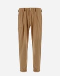 Herno TROUSERS IN CREPE FLUID Camel PT000058U334212157