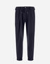 Herno TROUSERS IN CREPE FLUID Navy Blue PT000058U334219200