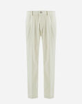 Herno TROUSERS IN LUXURY VELVET Natural PT000062U131981100