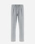 Herno TROUSERS IN STRONG WOOL SWEATER Light Grey PT000065U500779406