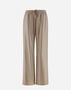 Herno TROUSERS IN METALLIC FLANNEL EFFECT Sand PT000067D126412000