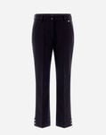 Herno TROUSERS IN SOFT WOOL Navy Blue PT000073D126469200