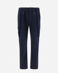 Herno TROUSERS IN WARM TECH Navy Blue PT000074U125399200