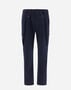 Herno TROUSERS IN WARM TECH Navy Blue PT000074U125399200