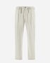 Herno RESORT TROUSERS IN CASHMERE SILK Ivory PT00007UR380871200