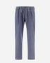 Herno RESORT TROUSERS IN CASHMERE SILK Denim PT00007UR380879121