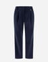 Herno TROUSERS IN FLANNEL FEELING Navy Blue PT000080D126409200