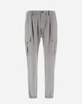 Herno RESORT TROUSERS IN NEW LINO Chantilly PT00012UR17105Z1985