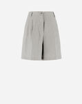 Herno RESORT SHORTS IN NEW LINO LUREX Light Grey PT00015DR171329406
