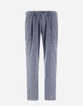 Herno RESORT TROUSERS IN COTTON-EFFECT DENIM Navy Blue PT00015UR131919200