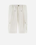 Herno RESORT BERMUDA SHORTS IN NEW LINO White PT00019UR17105Z1000