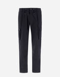 Herno RESORT TROUSERS IN COTTON FEEL Navy Blue PT00020UR125319200