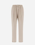 Herno RESORT TROUSERS IN LIGHT NYLON STRETCH Chantilly/Grey PT00024DR12431SZ1994