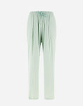 Herno RESORT TROUSERS IN LIGHT NYLON STRETCH Oasis Green PT00024DR12431SZ7110