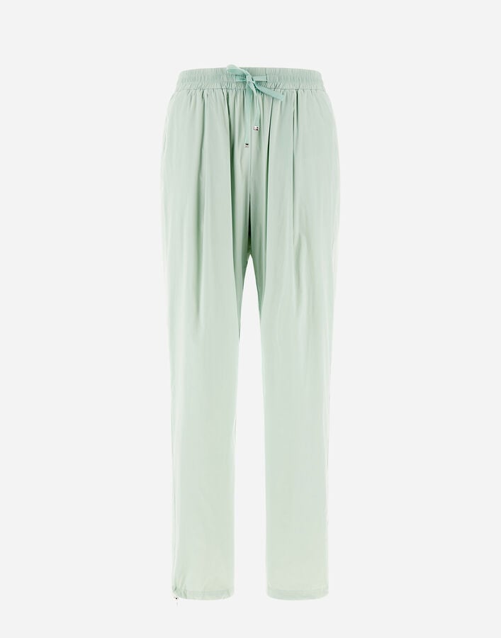 Herno RESORT TROUSERS IN LIGHT NYLON STRETCH Oasis Green PT00024DR12431SZ7110