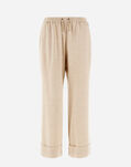 Herno RESORT TROUSERS IN FLANNEL EFFECT Chantilly PT00026DR126521982