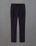 Herno LAMINAR CARGO TROUSERS IN SOFT TWILL Black PT00048UL128249300