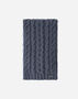 Herno RESORT SCARF IN INFINITY BRAID Air Force Blue SCP0004DR701999145