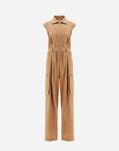 Herno LIGHT COTTON STRETCH JUMPSUIT Sand TT000001D131642000